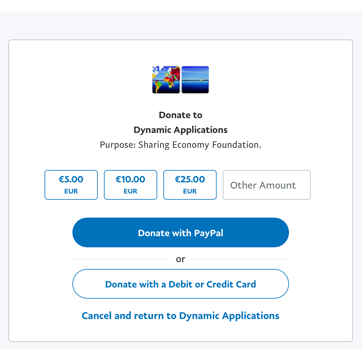 Donate to Dynamic Applications